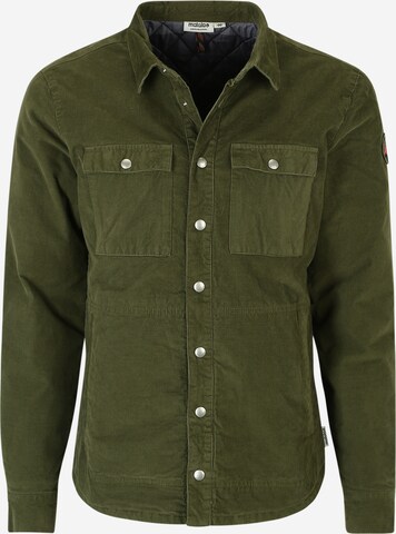 Maloja Athletic Button Up Shirt in Green: front