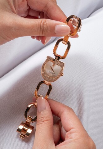 GUESS Analoog horloge 'GIA' in Goud