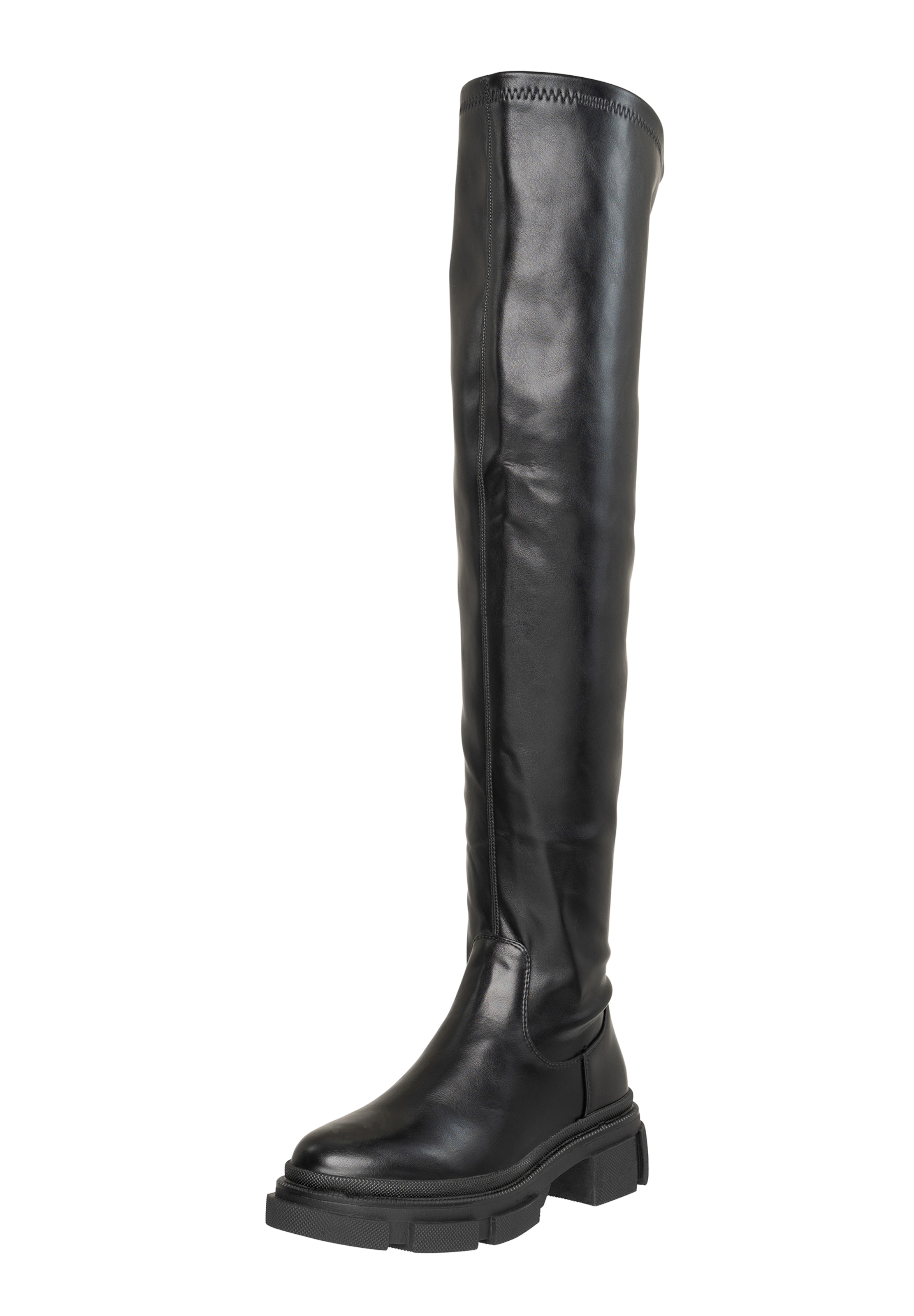 Cuissardes Salinyang en noir : devant