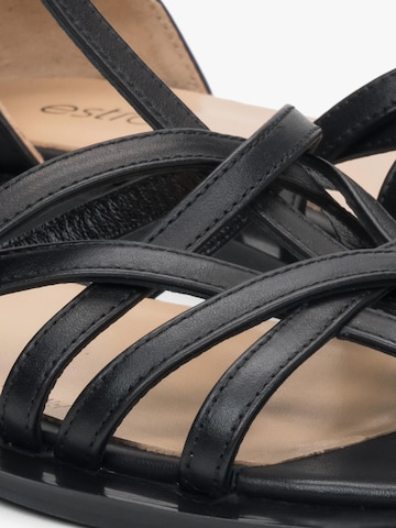 Estro Sandaal '11-10-81' in Zwart