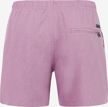 PROTEST Badeshorts 'DAVEY' in Lila: Vorderseite