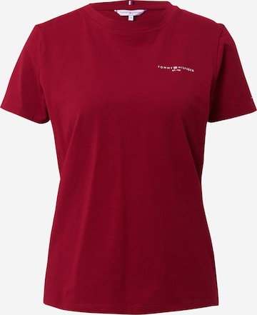T-shirt '1985' TOMMY HILFIGER en rouge : devant