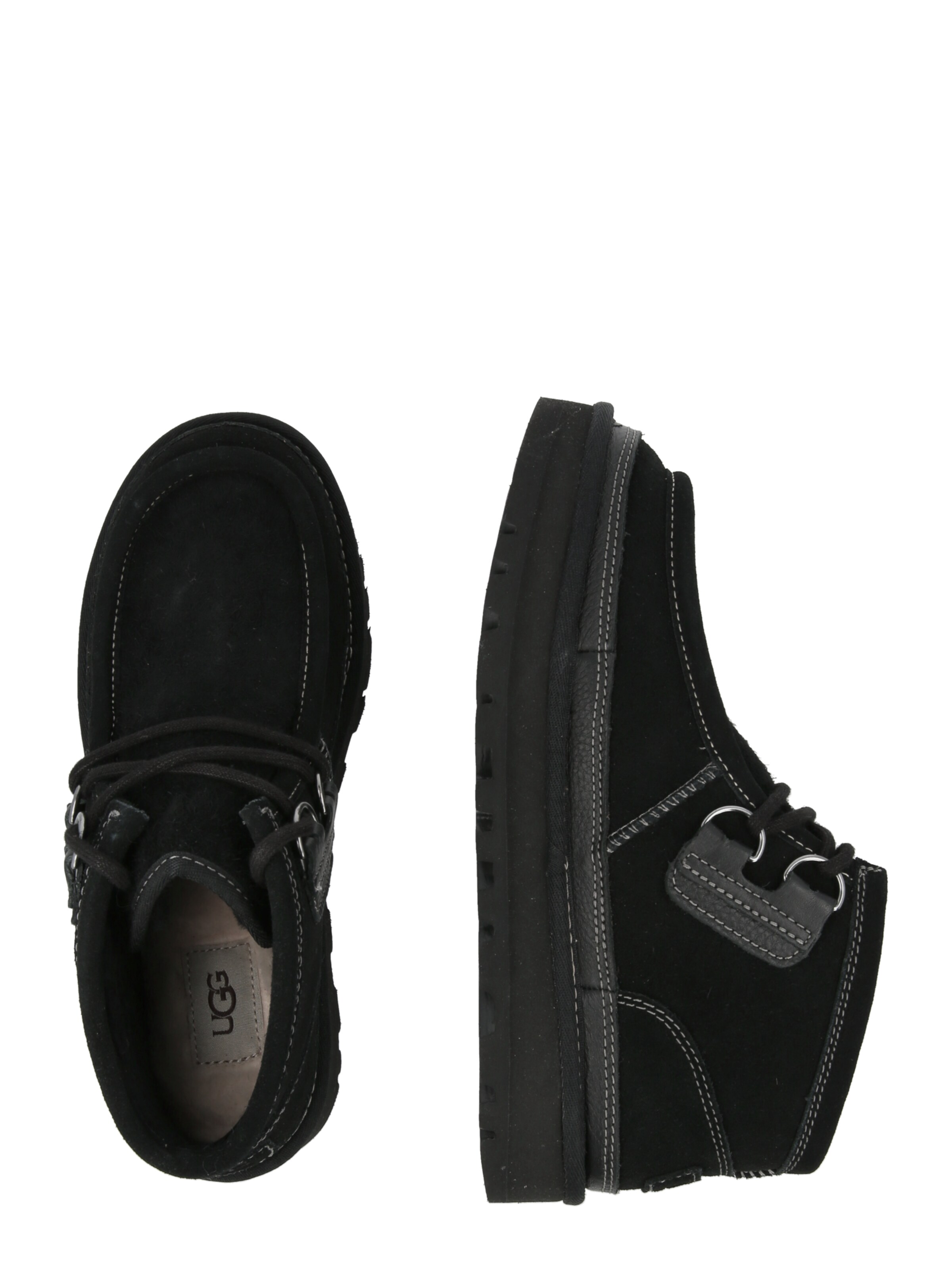 UGG Μπότες με κορδόνια 'Hayden Moc' σε μαύρο