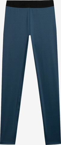 4F Skinny Workout Pants in Blue: front