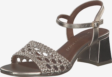 MARCO TOZZI Sandały w kolorze złoty: przód