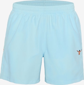 CHIEMSEE Athletic Swim Trunks in Blue: front