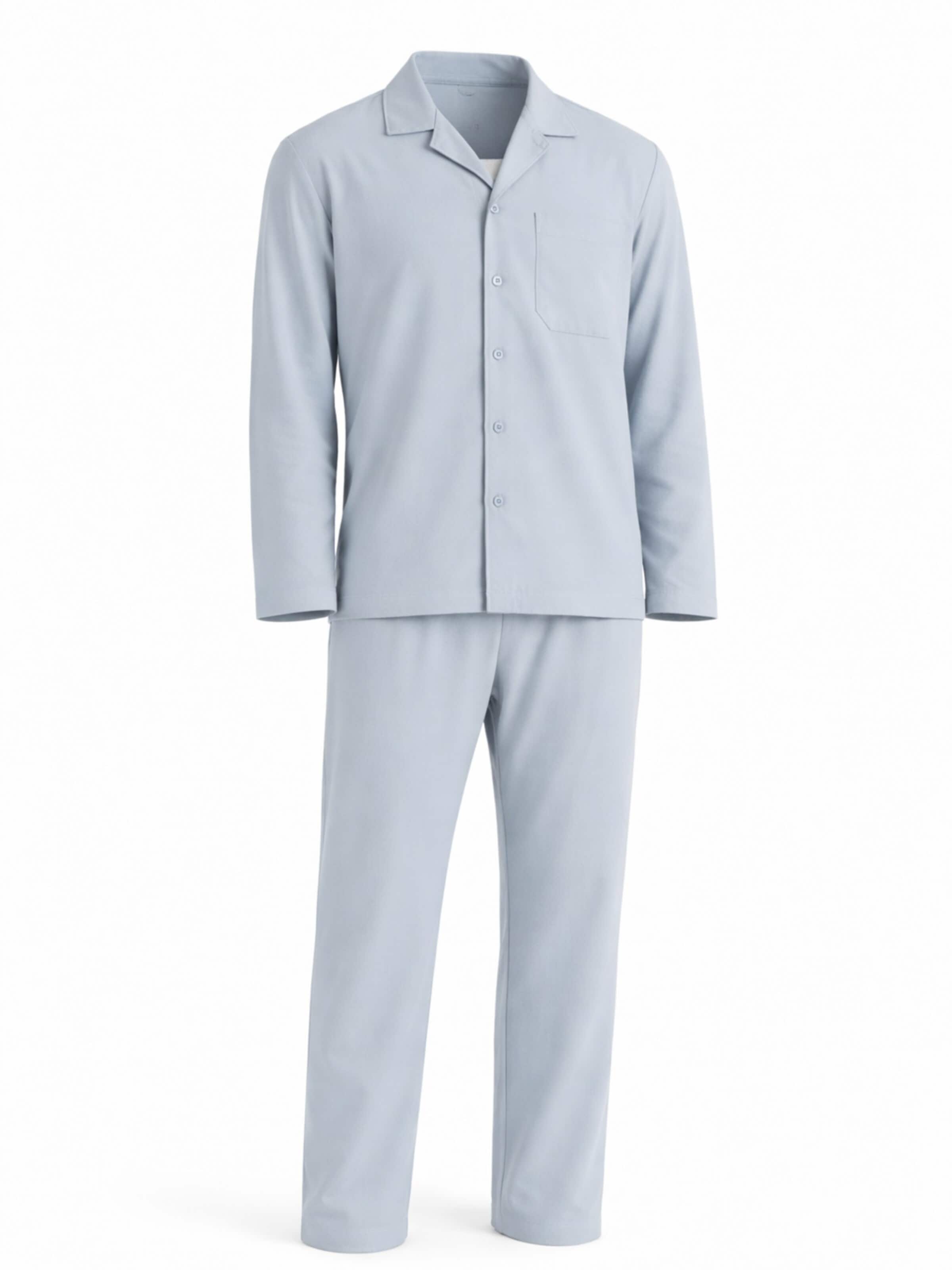 Pyjama long 'Pantoneclo Men’s Nightwear Set' PANTONECLO en gris : devant