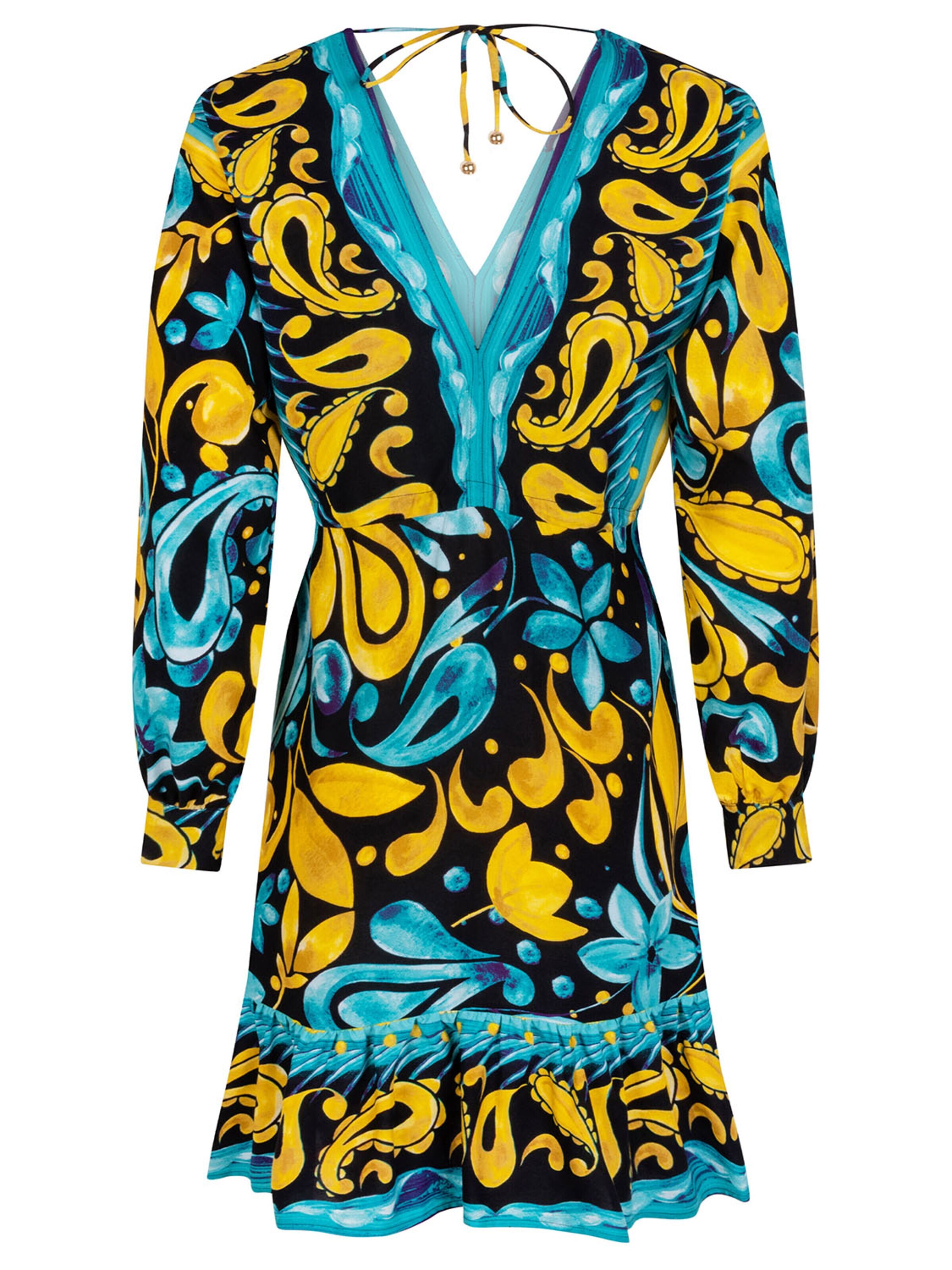 Robe 'Short dress Frangipani' Chic by Lirette en bleu