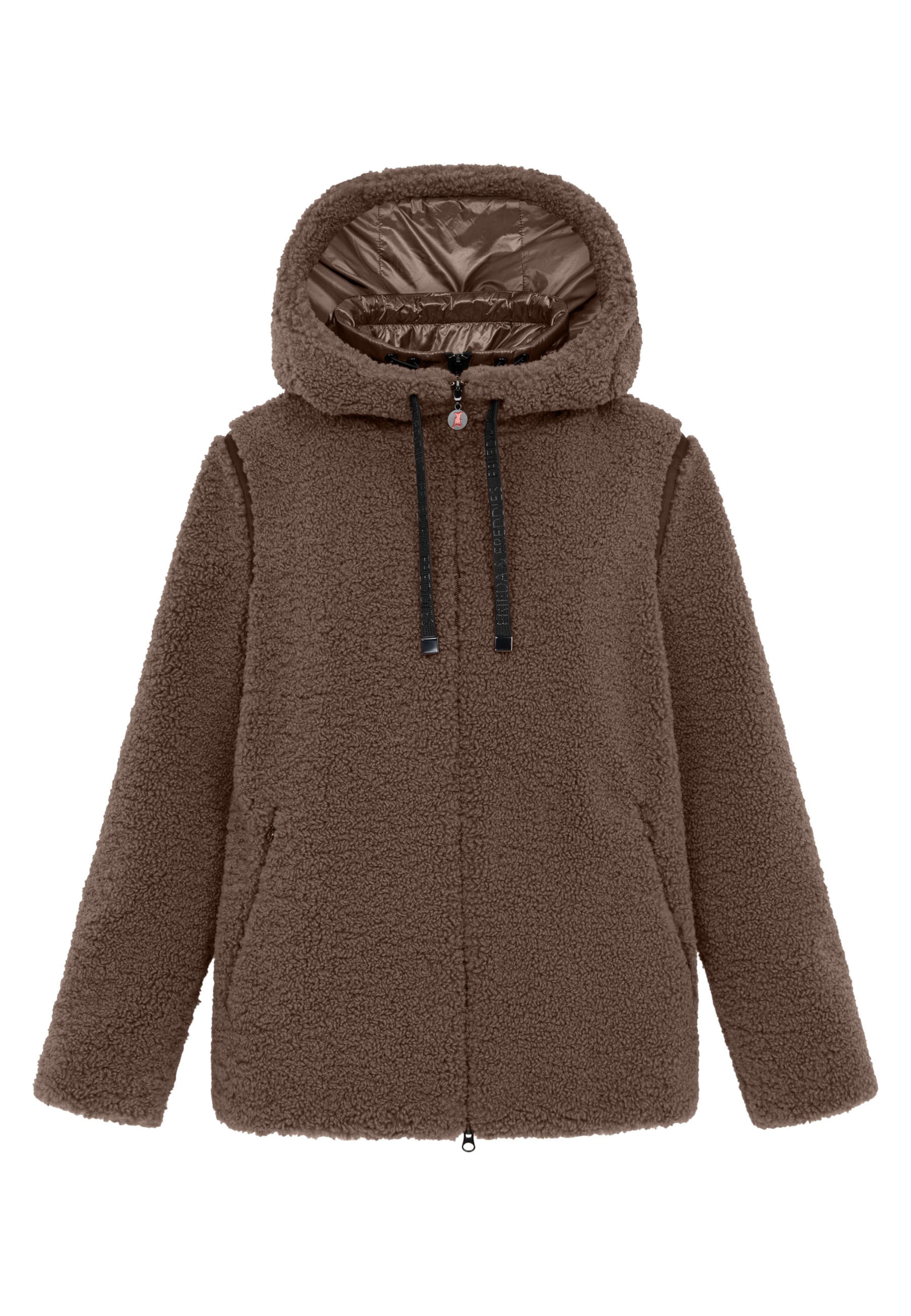Frieda & Freddies Winterjacke in Braun: Vorderseite