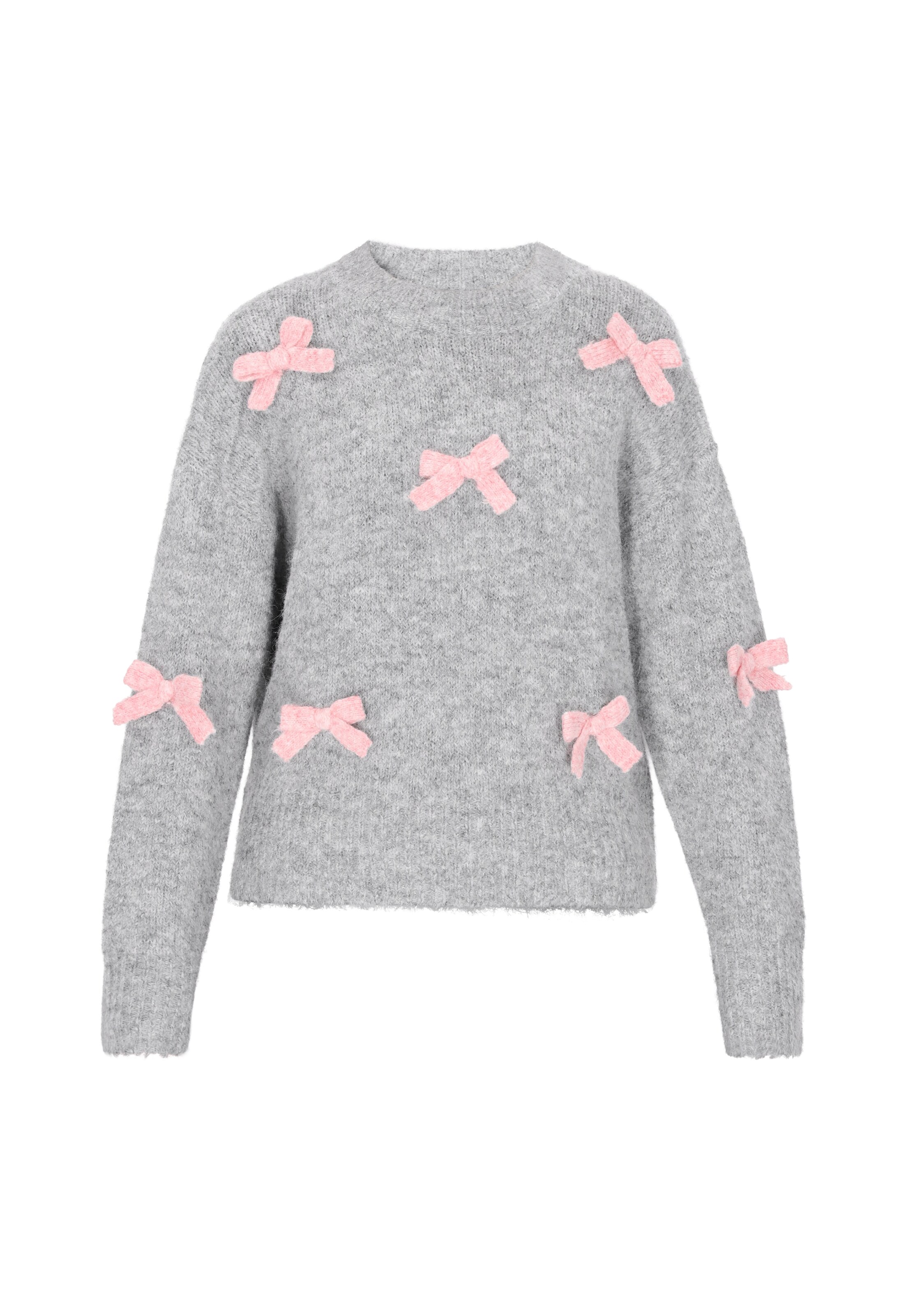 MYMO Пуловер в сиво: отпред