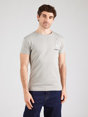 Derbe T-Shirt 'Dorsch' in Grau: Vorderseite