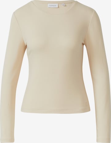 T-shirt COMMA en beige : devant