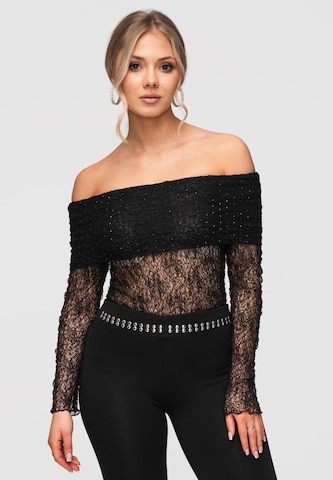 Ombre Shirt in Black