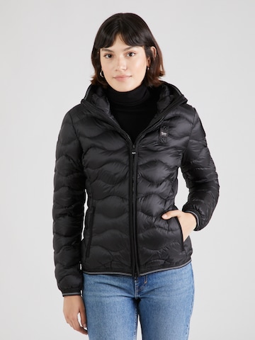 Blauer.USA Jacke in Schwarz: Vorderseite