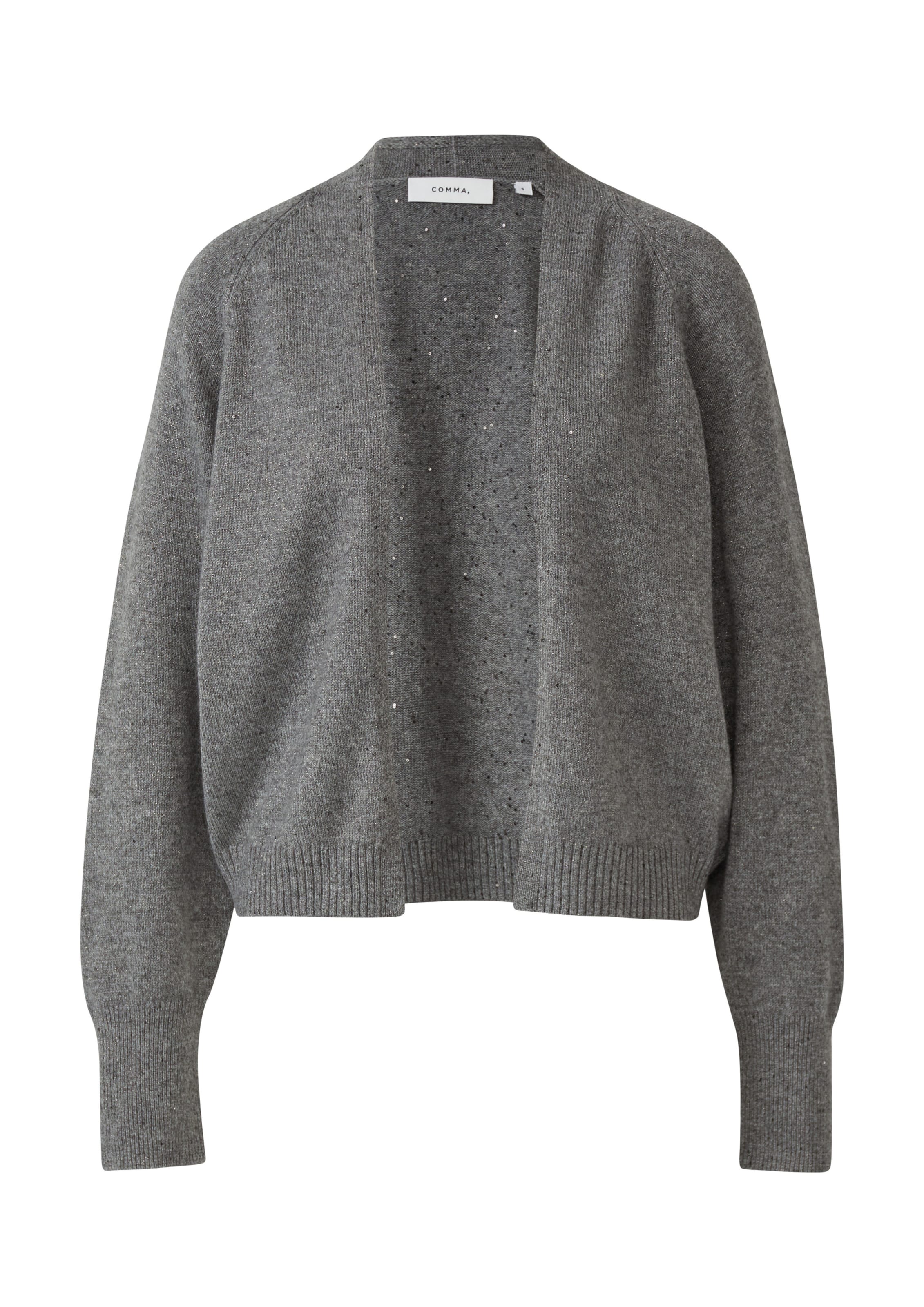 COMMA Kardigan – šedá: přední strana