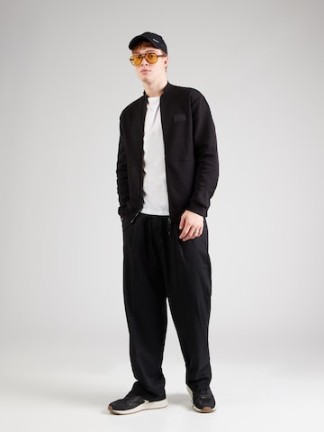 EA7 Emporio Armani Кофта на молнии в Черный