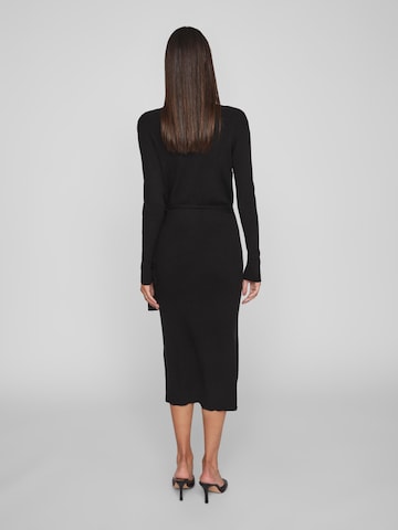 VILA Knitted dress 'COMFY' in Black