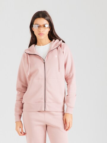Veste de survêtement 'Premium Core 2.1' G-STAR en rose : devant