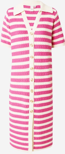 Y.A.S Knitted dress 'CROC' in Light beige / Light pink, Item view