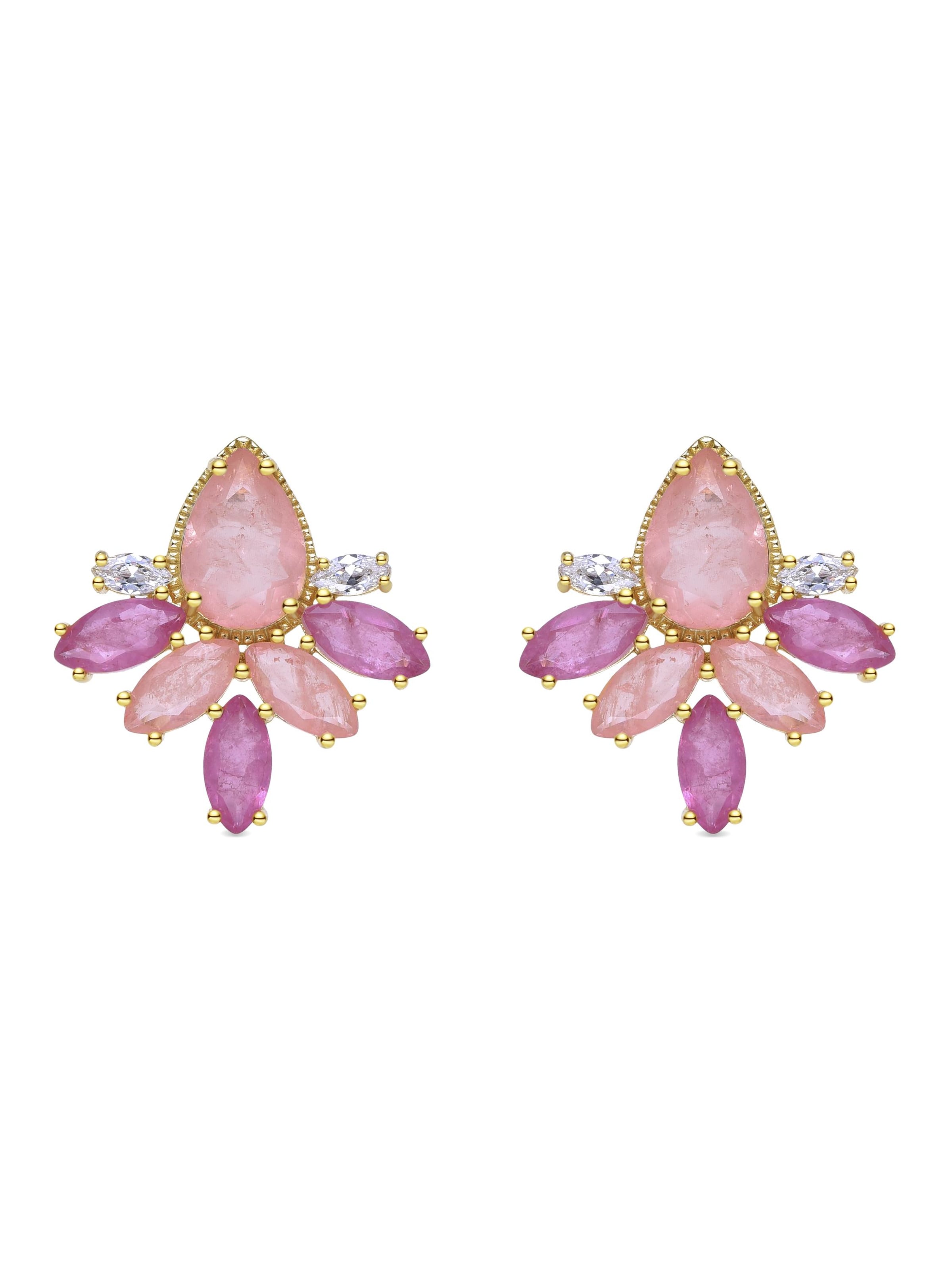 Luxenter - Pendientes 'SHANVI' en Mezcla de colores: frente