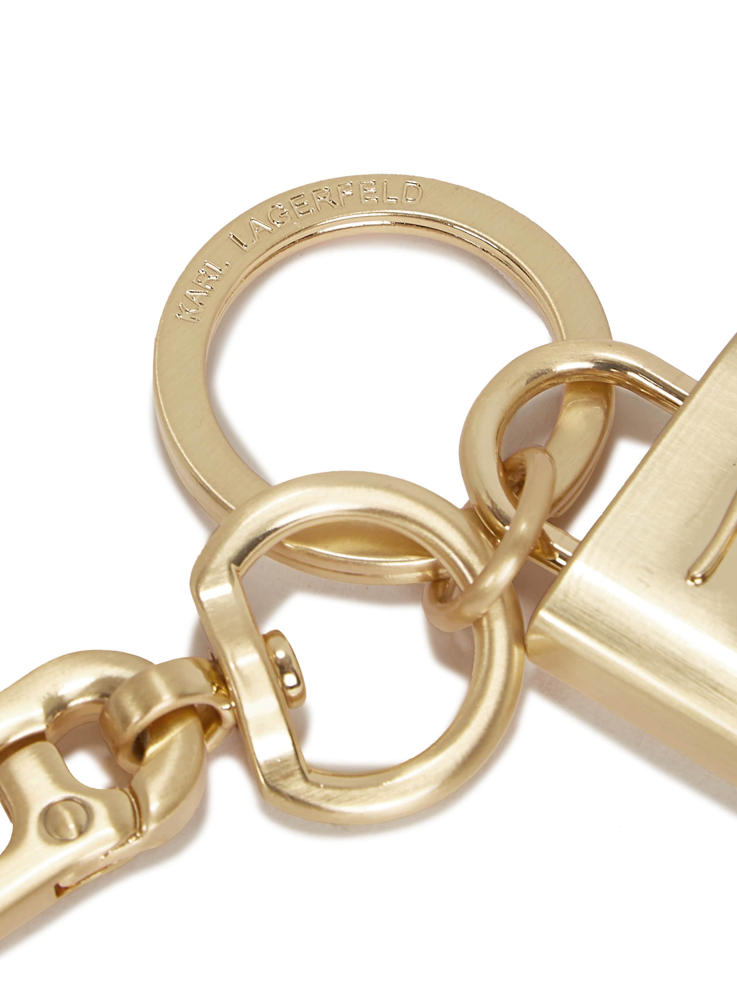 Portachiavi di Karl Lagerfeld in oro