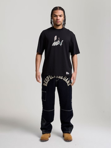 AND1 Μπλουζάκι 'Dunk' σε μαύρο