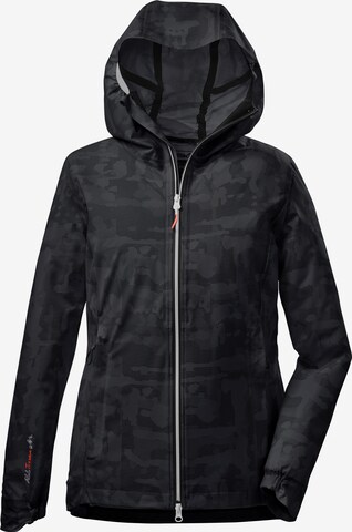 KILLTEC Outdoor Jacket in Black: front