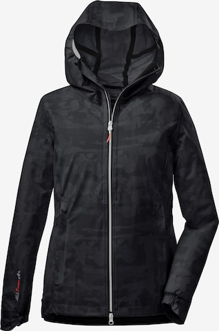 KILLTEC Outdoorjacke in Schwarz: predná strana