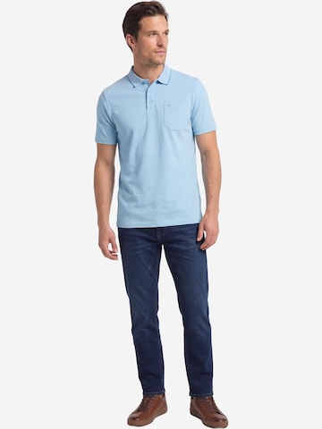 redmond Shirt 'Basic'‌‌‌‌‌‌ in Blau