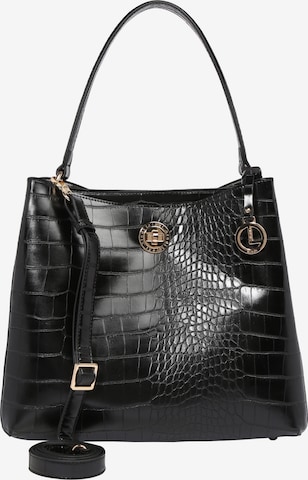 L.CREDI Handbag 'Feodora' in Black: front