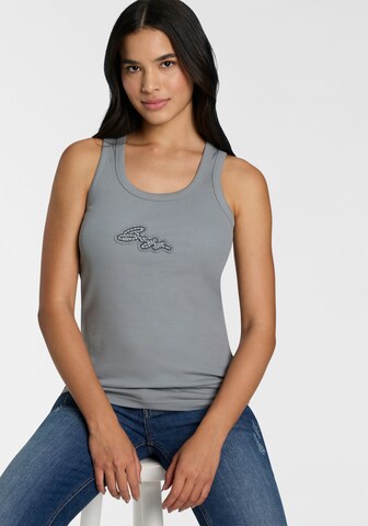 BOSS Top in Blue: front
