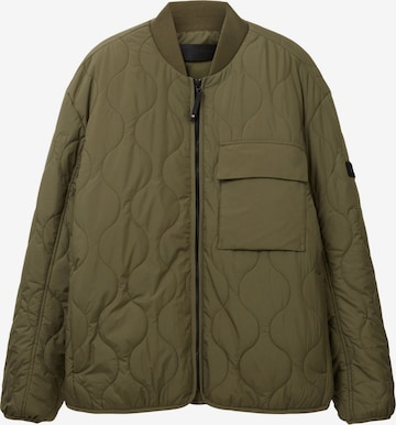 TOM TAILOR DENIM Between-Season Jacket in Green: front