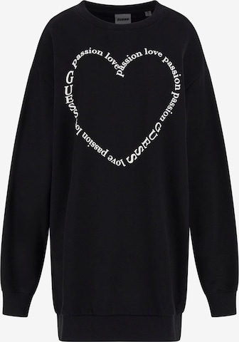 GUESS Sweatshirt in Black: front