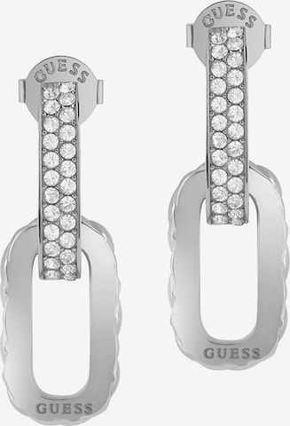 GUESS Ohrringe 'Shining Winter' in Silber: Vorderseite