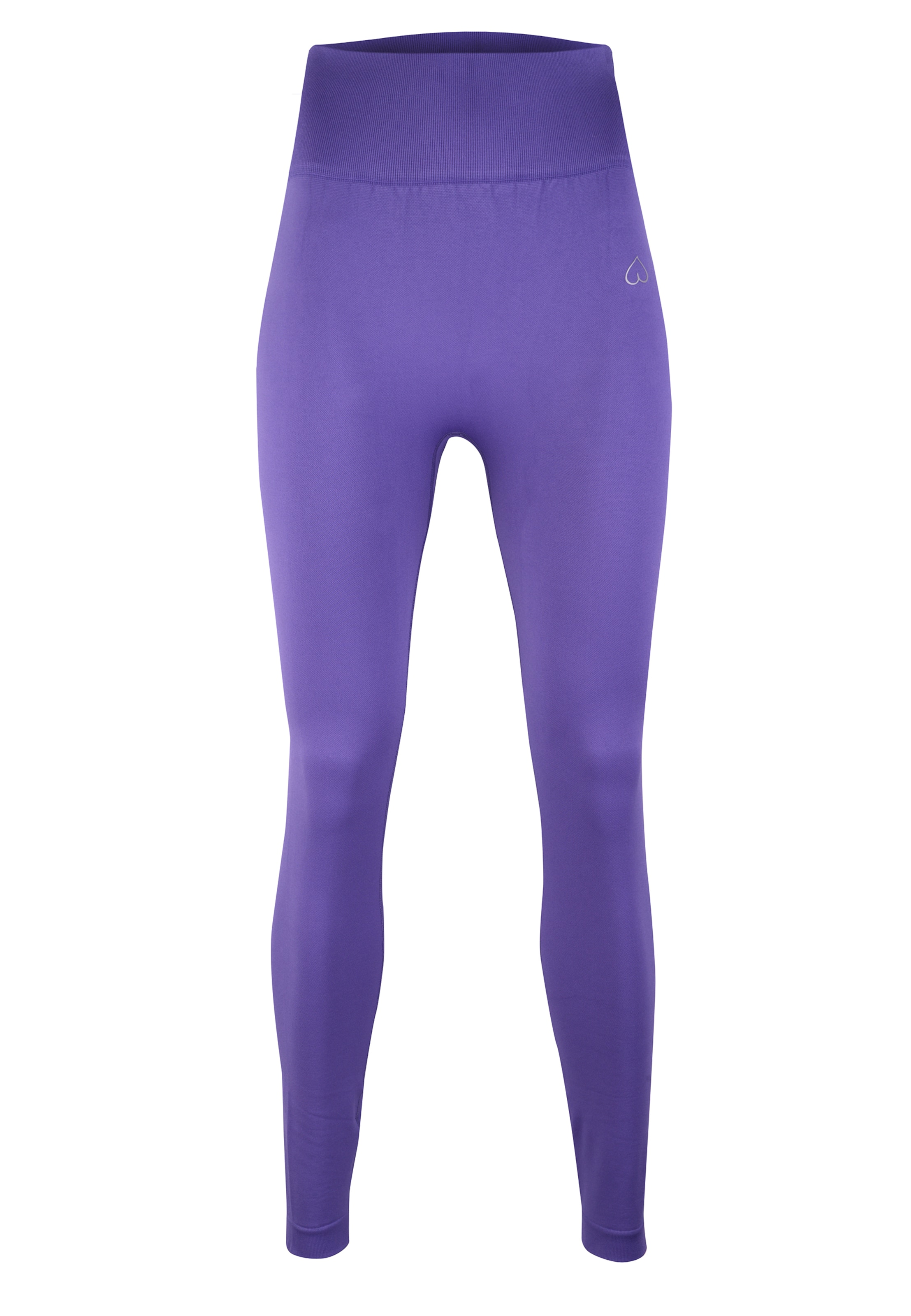 BeShaped Skinny Sports trousers 'Opschieten' in Purple: front