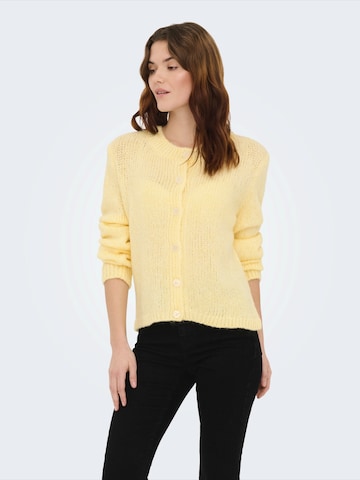 Geacă tricotată 'JDYDinea' de la JDY pe galben: față