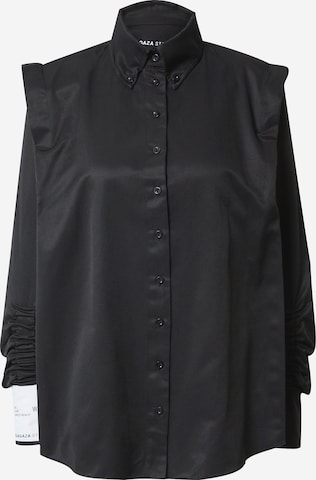 Trendyol - Blusa em preto: frente