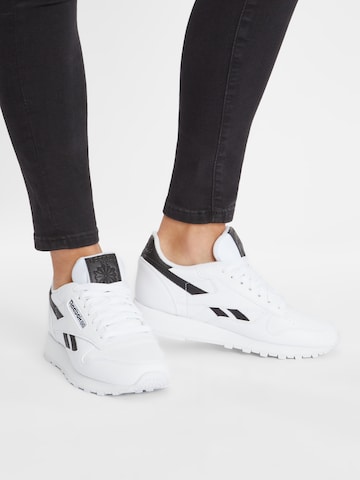 Sneaker bassa di Reebok in bianco: frontale