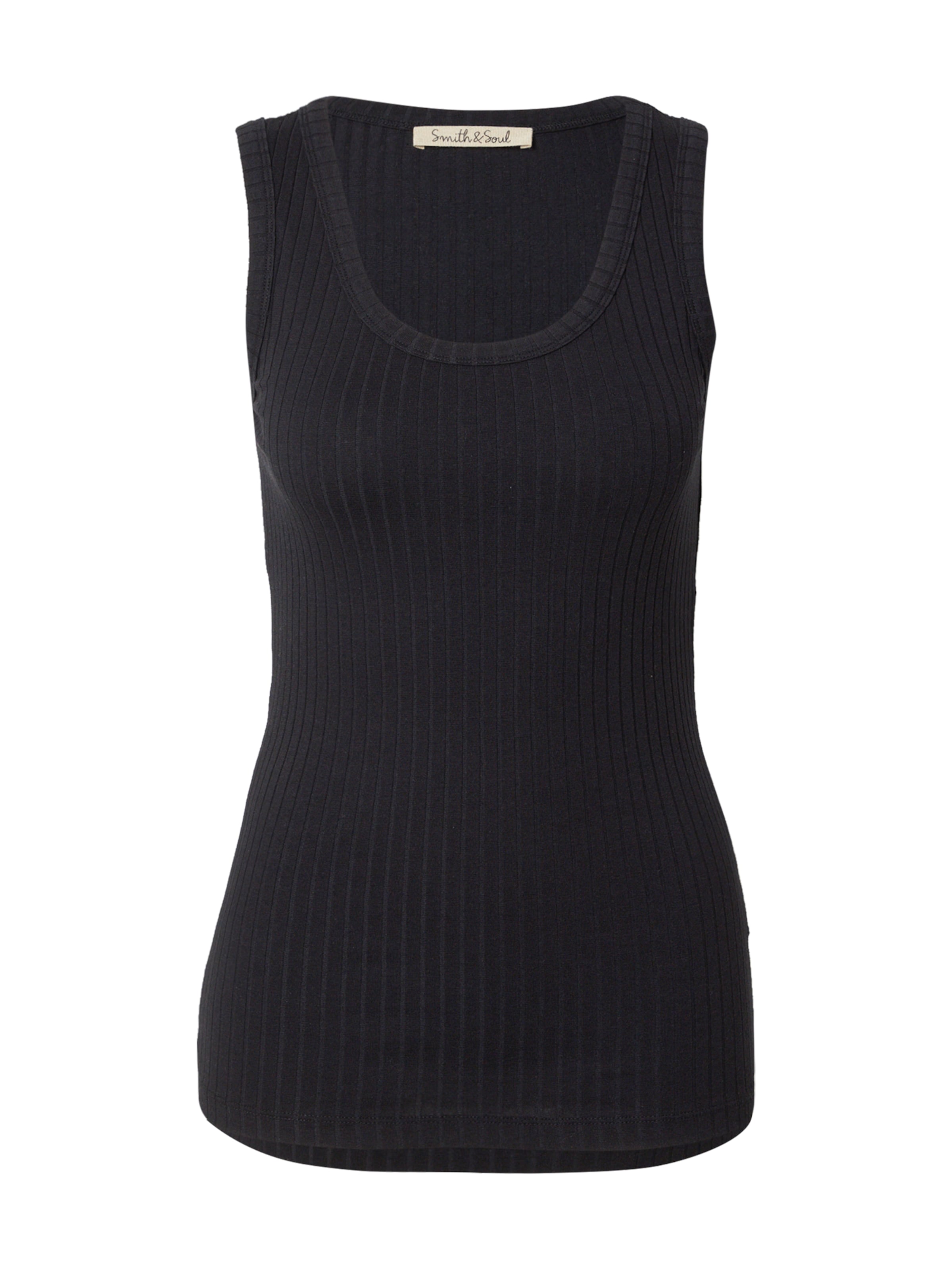Top di Smith&Soul in nero: frontale