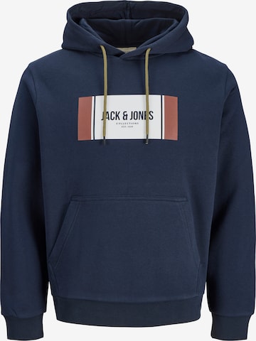 Sweat-shirt 'JJHayato' JACK & JONES en bleu : devant