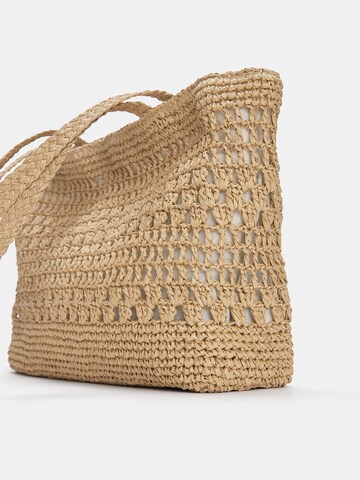 Pull&Bear Shopper in Beige