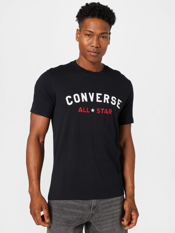 CONVERSE T-Shirt 'All Varsity' in Schwarz: predná strana