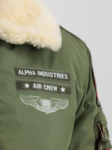 zaļš ALPHA INDUSTRIES Ziemas jaka 'Injector III Air Force'
