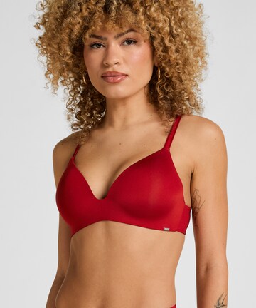 Hunkemöller T-shirt Bra 'Mona' in Red
