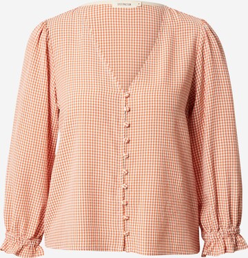 System Action Blouse 'VICHY' in Orange: front