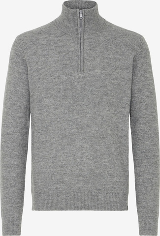 INDICODE JEANS - Pullover ' IDBercell ' em cinzento: frente