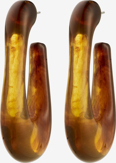 Pilgrim Boucles d'oreilles 'Elijah' en noisette, Vue avec produit