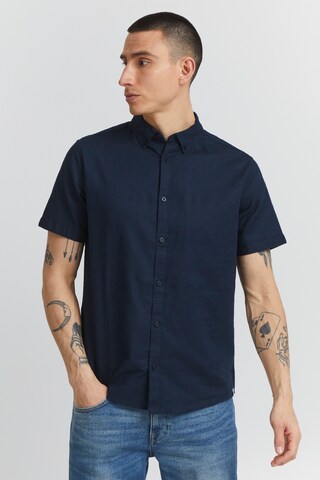 INDICODE JEANS - Regular Fit Camisa 'Hank' em azul: frente