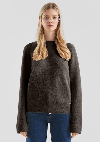 QS Pullover in Braun: Vorderseite
