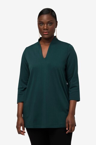 Ulla Popken Shirt in Groen: voorkant